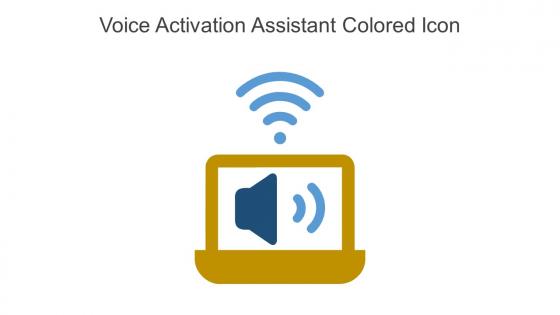 Voice Activation Assistant Colored Icon In Powerpoint Pptx Png And Editable Eps Format