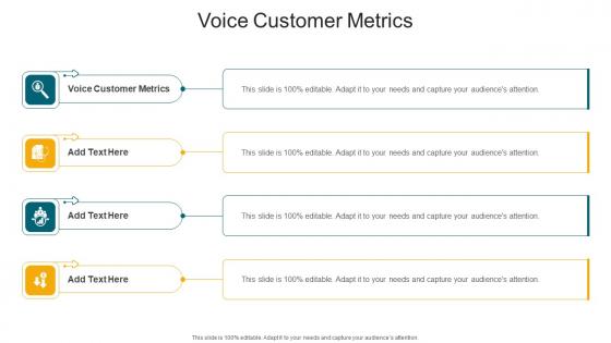 Voice Customer Metrics In Powerpoint And Google Slides Cpb