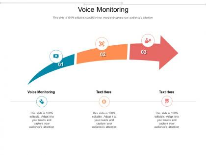 Voice monitoring ppt powerpoint presentation icon clipart images cpb