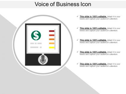 Voice of business icon