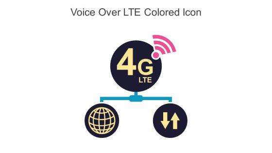 Voice Over LTE Colored Icon In Powerpoint Pptx Png And Editable Eps Format