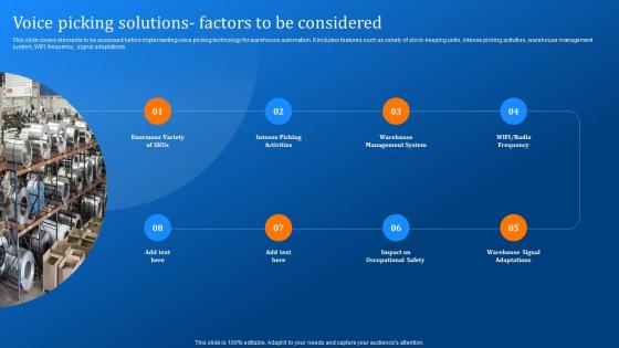 Voice Picking Solutions Factors To Be Considered Implementing Logistics Automation