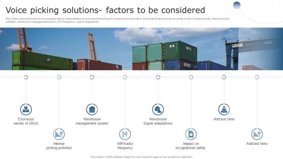 Voice Picking Solutions Factors To Be Considered Using Supply Chain Automation To Overcome Operational Challenges