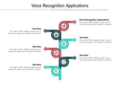 Voice recognition applications ppt powerpoint presentation inspiration vector cpb