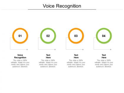 Voice recognition ppt powerpoint presentation model design ideas cpb