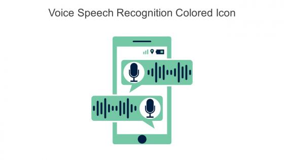 Voice Speech Recognition Colored Icon In Powerpoint Pptx Png And Editable Eps Format