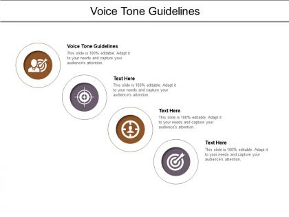Voice tone guidelines ppt powerpoint presentation outline graphics cpb