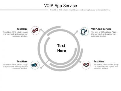 Voip app service ppt powerpoint presentation infographics icon cpb