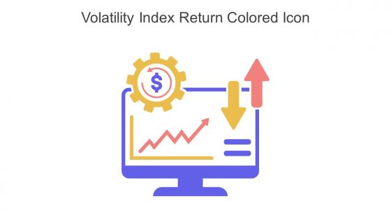 Volatility Index Return Colored Icon In Powerpoint Pptx Png And Editable Eps Format