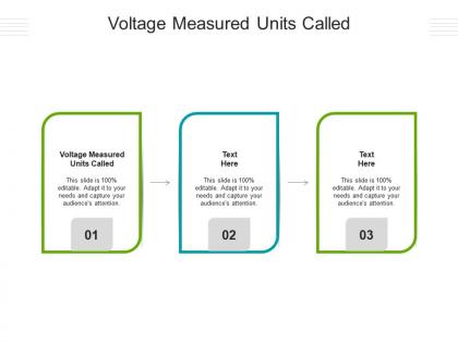 Voltage measured units called ppt powerpoint presentation slides graphics tutorials cpb