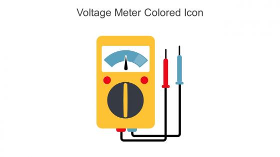 Voltage Meter Colored Icon In Powerpoint Pptx Png And Editable Eps Format