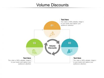 Volume discounts ppt powerpoint presentation file information cpb
