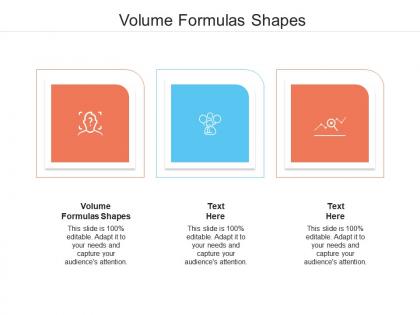 Volume formulas shapes ppt powerpoint presentation professional shapes cpb