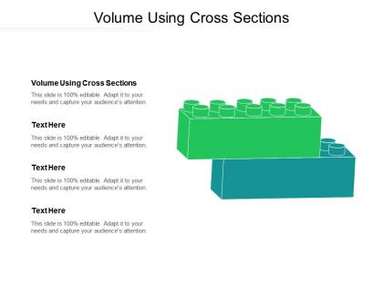 Volume using cross sections ppt powerpoint presentation layouts visual aids cpb
