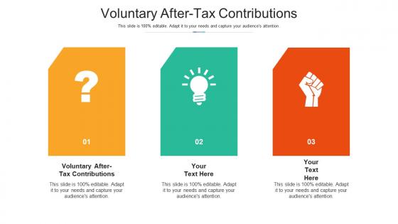 Voluntary after tax contributions ppt powerpoint presentation visual aids layouts cpb