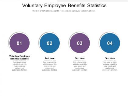Voluntary employee benefits statistics ppt powerpoint presentation icon slide portrait cpb