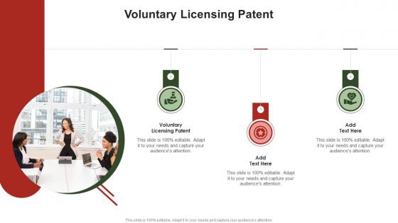 Voluntary Licensing Patent In Powerpoint And Google Slides Cpb