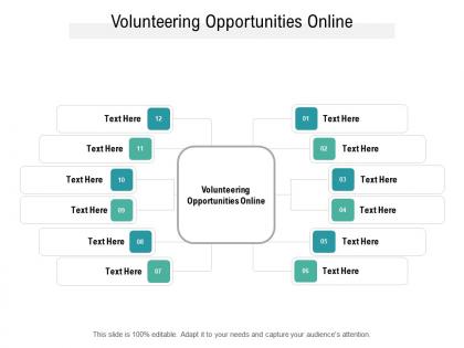 Volunteering opportunities online ppt powerpoint presentation gallery graphics cpb