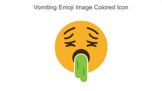Vomiting Emoji Image Colored Icon In Powerpoint Pptx Png And Editable Eps Format