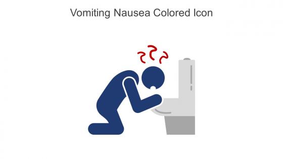 Vomiting Nausea Colored Icon In Powerpoint Pptx Png And Editable Eps Format