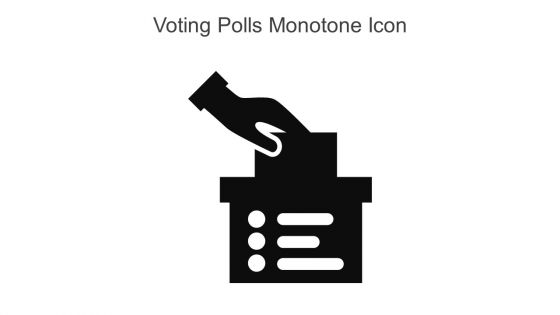 Voting Polls Monotone Icon In Powerpoint Pptx Png And Editable Eps Format