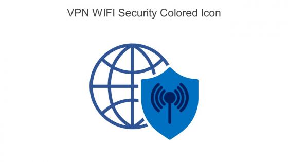 VPN WIFI Security Colored Icon In Powerpoint Pptx Png And Editable Eps Format