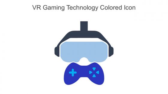 VR Gaming Technology Colored Icon In Powerpoint Pptx Png And Editable Eps Format