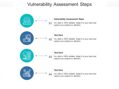 Vulnerability assessment steps ppt powerpoint presentation portfolio graphic tips cpb