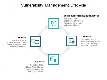 Vulnerability management lifecycle ppt powerpoint presentation slides elements cpb