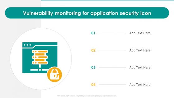 Vulnerability Monitoring For Application Security Icon