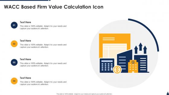 WACC Based Firm Value Calculation Icon