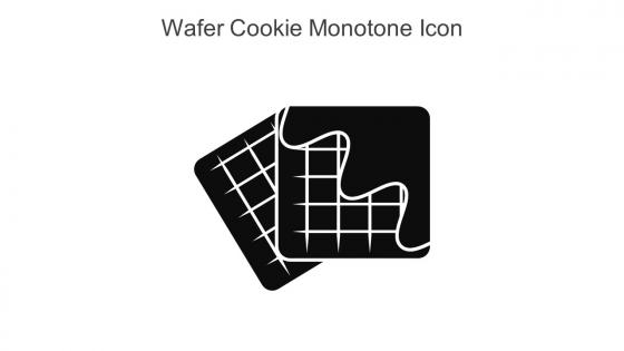 Wafer Cookie Monotone Icon In Powerpoint Pptx Png And Editable Eps Format