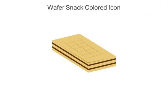 Wafer Snack Colored Icon In Powerpoint Pptx Png And Editable Eps Format