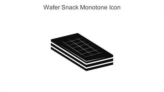 Wafer Snack Monotone Icon In Powerpoint Pptx Png And Editable Eps Format
