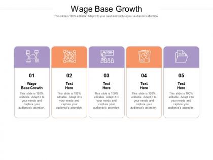 Wage base growth ppt powerpoint presentation show graphics cpb