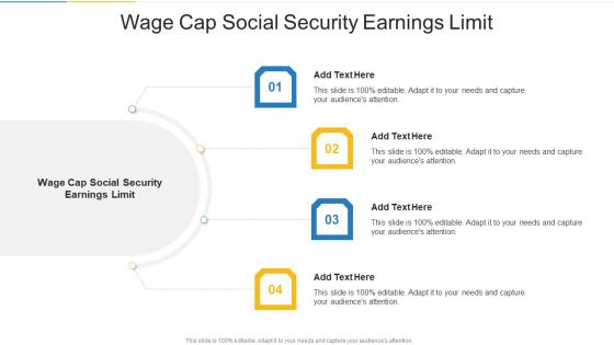 Wage Cap Social Security Earnings Limit In Powerpoint And Google Slides Cpb