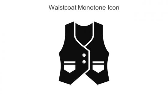 Waistcoat Monotone Icon In Powerpoint Pptx Png And Editable Eps Format