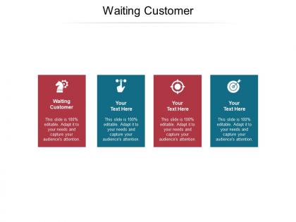 Waiting customer ppt powerpoint presentation file ideas cpb