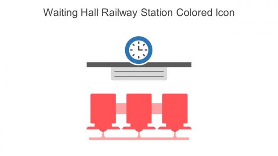 Waiting Hall Railway Station Colored Icon In Powerpoint Pptx Png And Editable Eps Format
