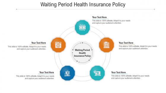 Waiting period health insurance policy ppt powerpoint presentation model guidelines cpb