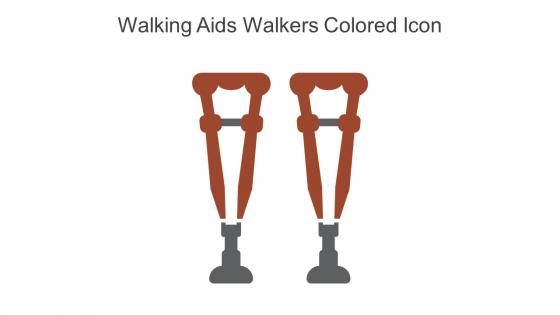 Walking Aids Walkers Colored Icon In Powerpoint Pptx Png And Editable Eps Format