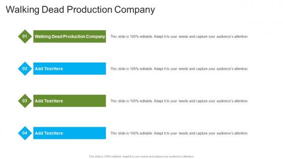 Walking Dead Production Company In Powerpoint And Google Slides Cpb