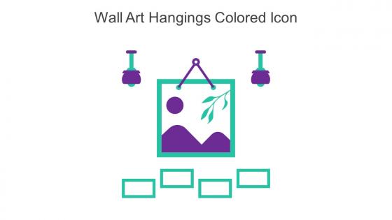 Wall Art Hangings Colored Icon In Powerpoint Pptx Png And Editable Eps Format