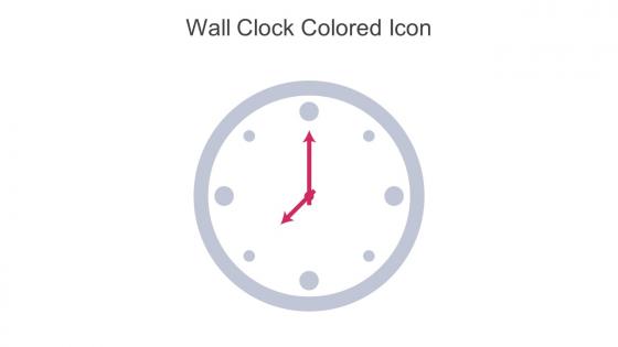Wall Clock Colored Icon In Powerpoint Pptx Png And Editable Eps Format