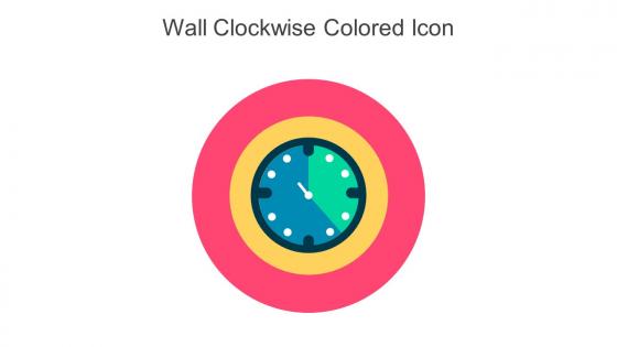 Wall Clockwise Colored Icon In Powerpoint Pptx Png And Editable Eps Format
