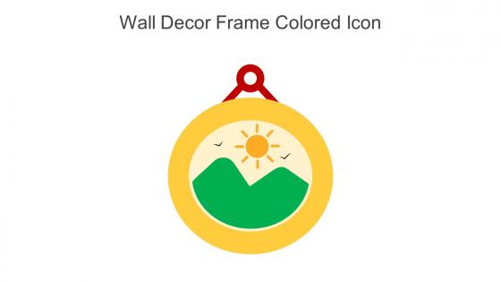 Wall Decor Frame Colored Icon In Powerpoint Pptx Png And Editable Eps Format