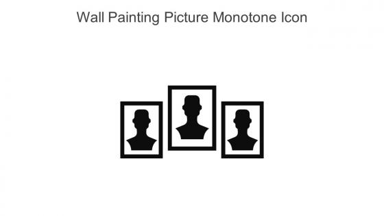 Wall Painting Picture Monotone Icon In Powerpoint Pptx Png And Editable Eps Format