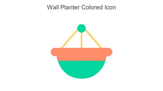 Wall Planter Colored Icon In Powerpoint Pptx Png And Editable Eps Format