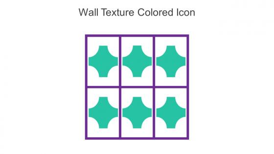 Wall Texture Colored Icon In Powerpoint Pptx Png And Editable Eps Format