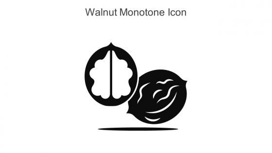 Walnut Monotone Icon In Powerpoint Pptx Png And Editable Eps Format